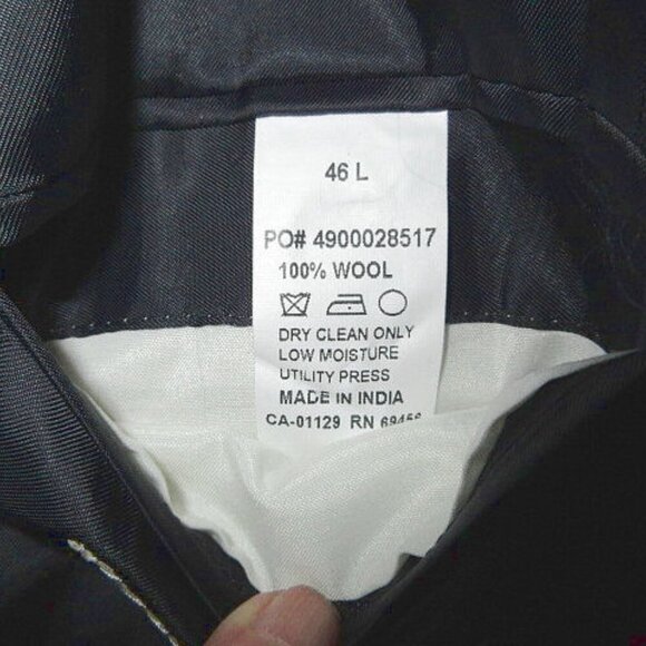 Michael Kors Men's Wool Suit Jacket Blazer Size 46L Navy Luxury Sport Coat NWT - Picture 5 of 12